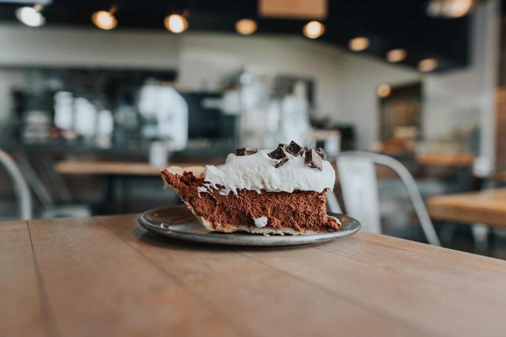 Torta de chocolate.