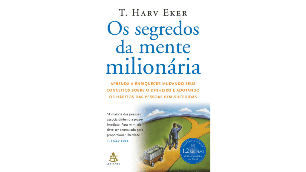 Capa do livro "Segredos da mente milionária".