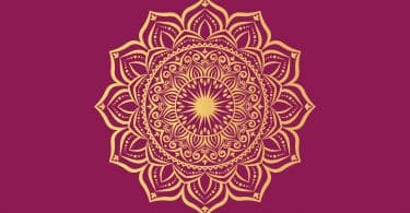 Desenho de uma mandala