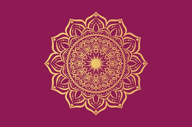 Desenho de uma mandala