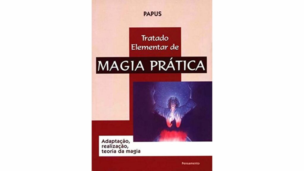 A capa do livro "Tratado Elementar de Magia Prática".