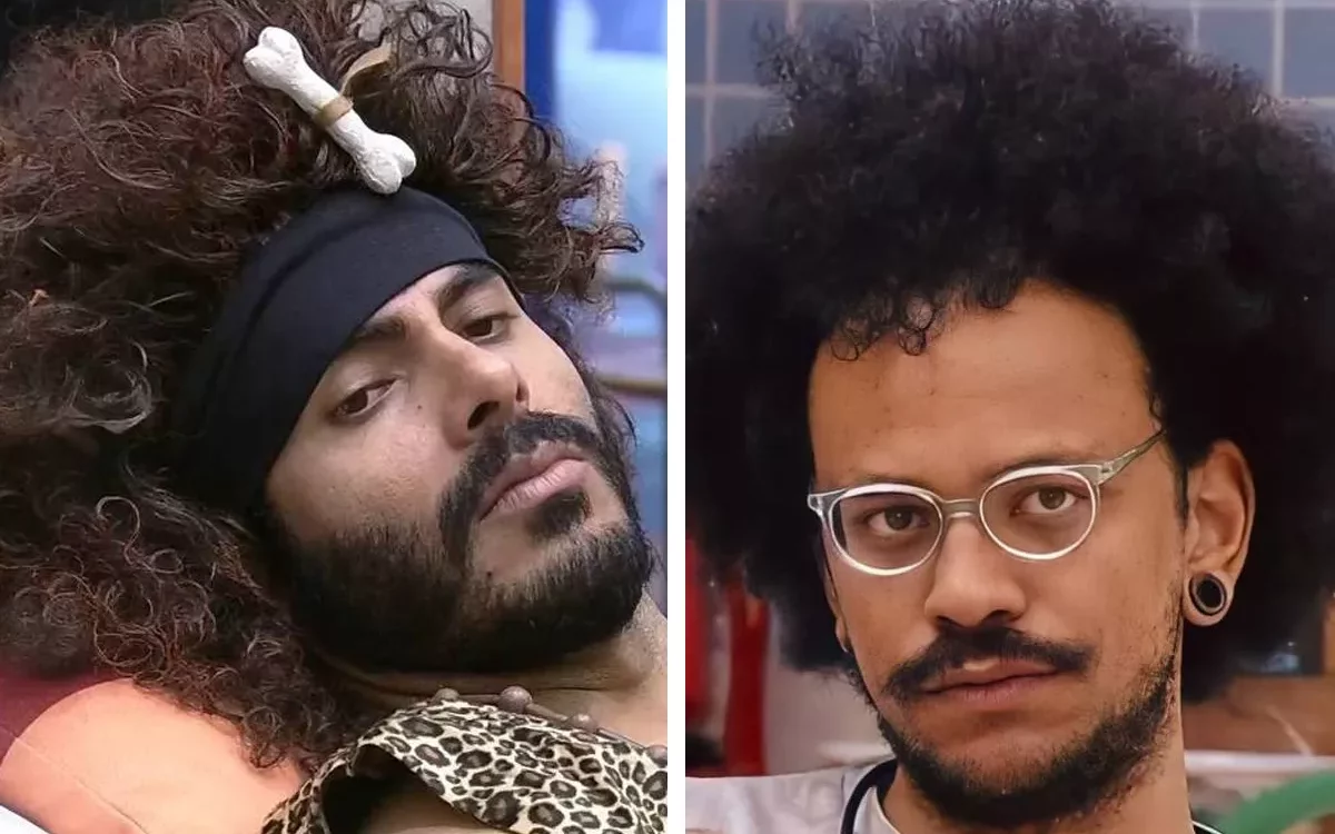 Respectivamente, os ex participantes do Big Brother Brasil 2021: Rodolffo e João.