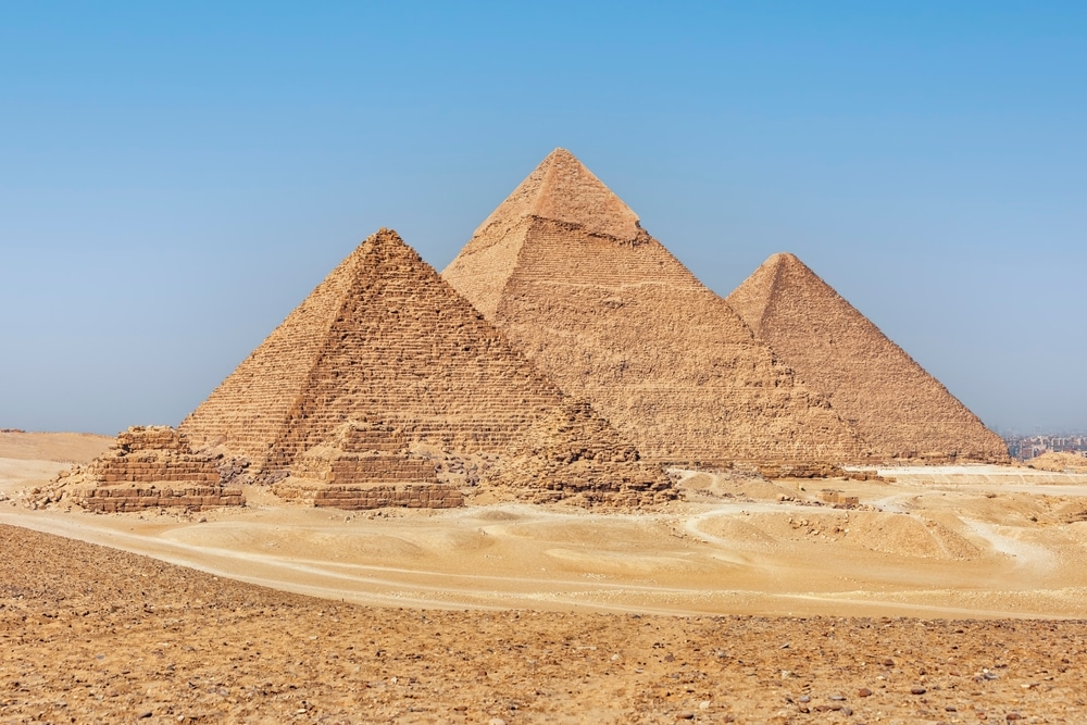 Pirâmides de Gizé no Egito 