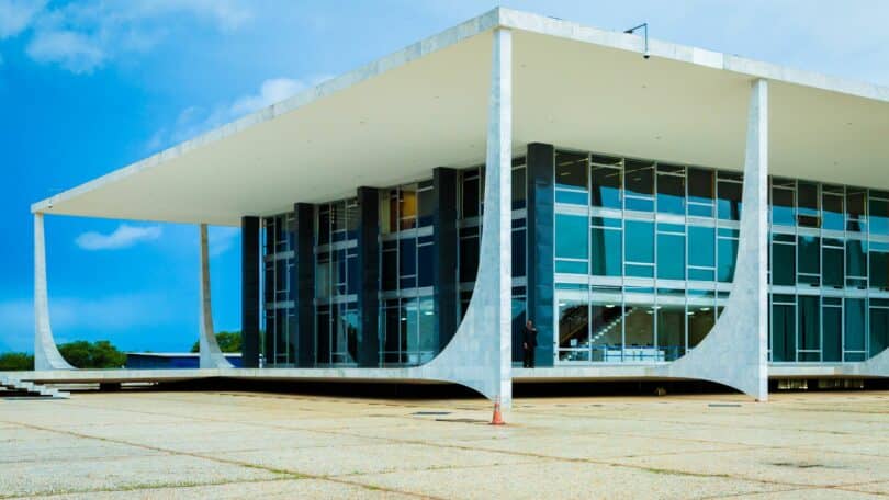 Imagem do supremo tribunal federal em Brasília