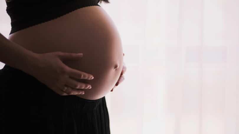 Imagem de uma mulher grávida