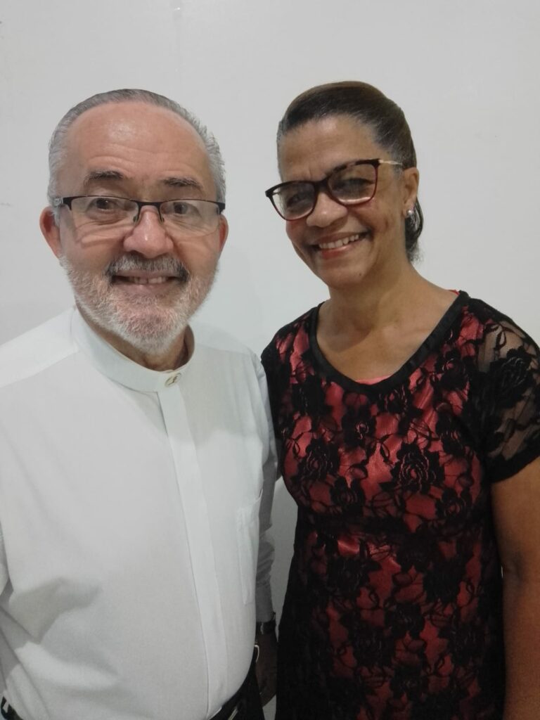 Missionária Jurema Lopes e seu marido