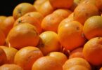 Muitas laranjas uma em cima da outra