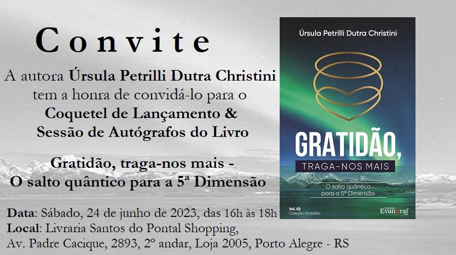 Gratidão, traga-nos mais