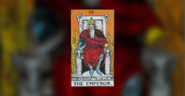 Imagem da carta de tarot O Imperador