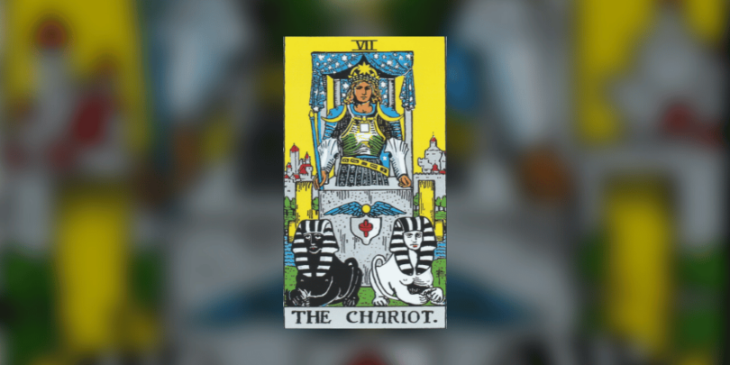 Imagem representativa da carta "O Carro" do Tarot de Marselha.