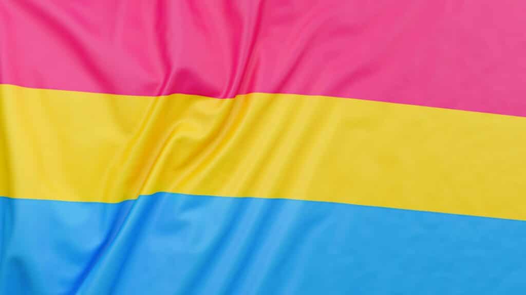 Bandeira pansexual.
