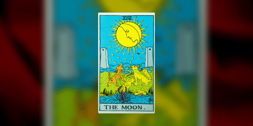 Carta de tarot A Lua