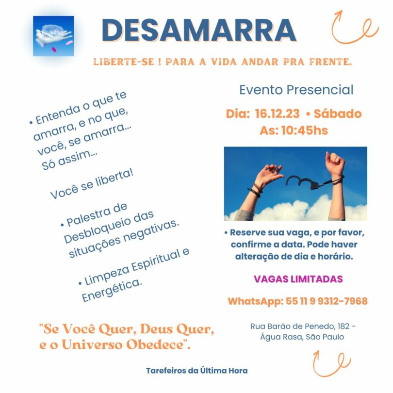 16.12.23 Tarefeiros da Ultima Hora Desamarra Eu sem Fronteiras