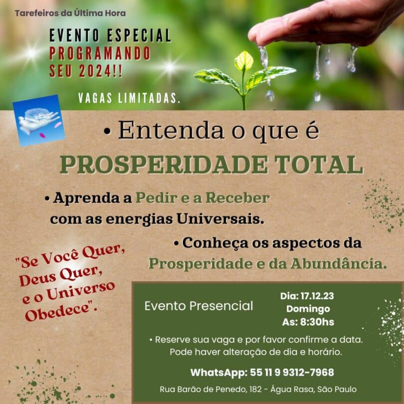 Prosperidade | Trabalho Energético e Espiritual