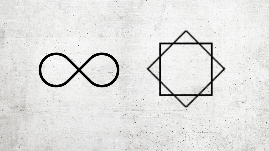 Símbolos do infinito e síntese esotérica 