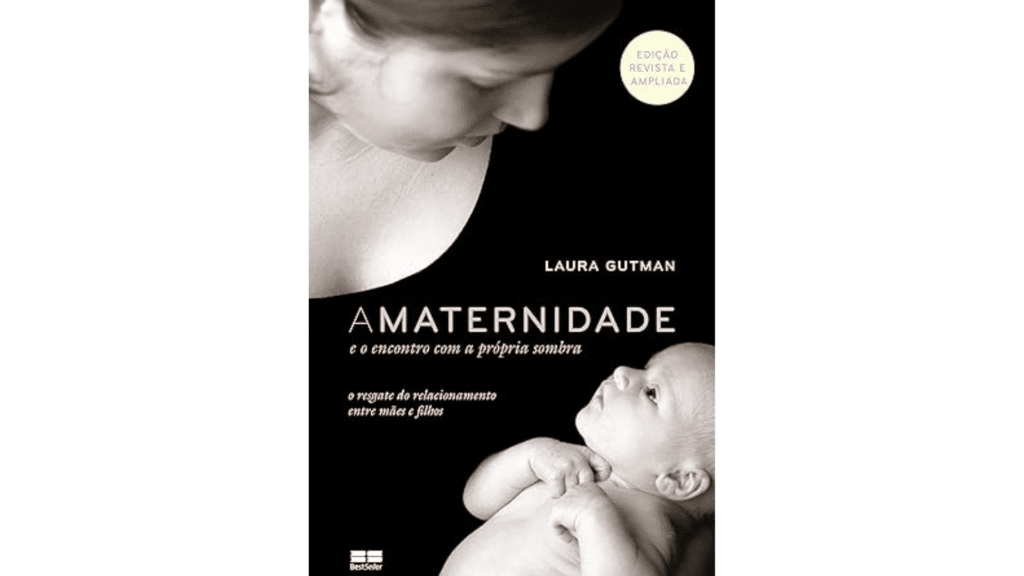 Capa do livro "Maternidade e o encontro com a própria sombra" da autora Laura Gutman. 
