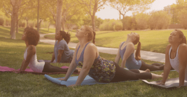 Yoga no Parque.