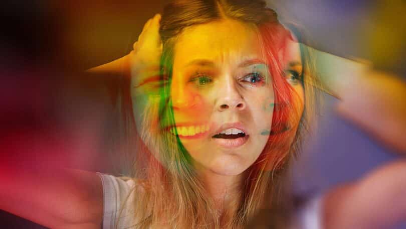 Imagem de uma mulher com sintomas do Transtorno de Personalidade Borderline.