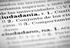 Imagem de uma página de um dicionário trazendo o significado da palavra cidadania.